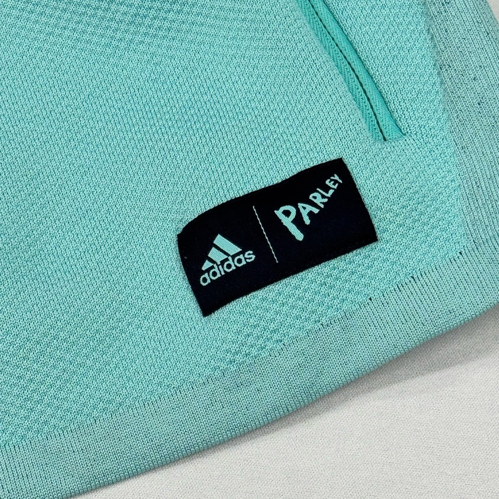 Adidas Women's Z.N.E. Heartracer Parley Jacket (Blue Spirit/Petrol Night) Large - Picture 4 of 15